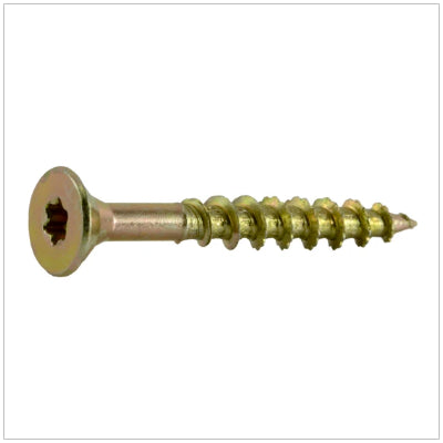 Yellow Zinc Wood Screws