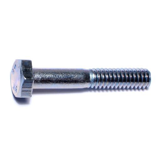 1/4"-20 x 1-1/2" Zinc Plated Grade 2 / A307 Steel Coarse Thread Hex Bolts