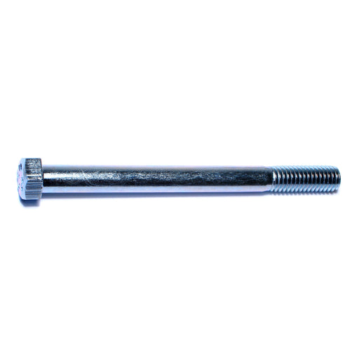 7/16"-14 x 5" Zinc Plated Grade 2 / A307 Steel Coarse Thread Hex Bolts