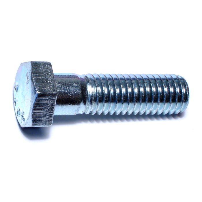 1/2"-13 x 1-3/4" Zinc Plated Grade 2 / A307 Steel Coarse Thread Hex Bolts