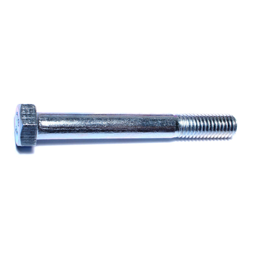 1/2"-13 x 4" Zinc Plated Grade 2 / A307 Steel Coarse Thread Hex Bolts