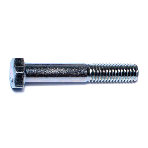 3/8"-16 x 2-1/4" Zinc Plated Grade 5 Steel Coarse Thread Hex Cap Screws