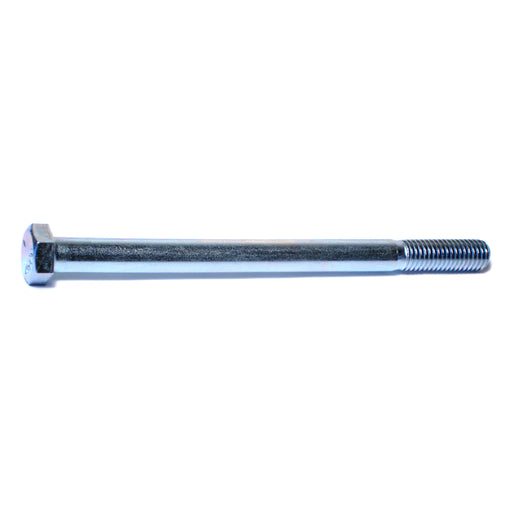 1/2"-13 x 7" Zinc Plated Grade 5 Steel Coarse Thread Hex Cap Screws