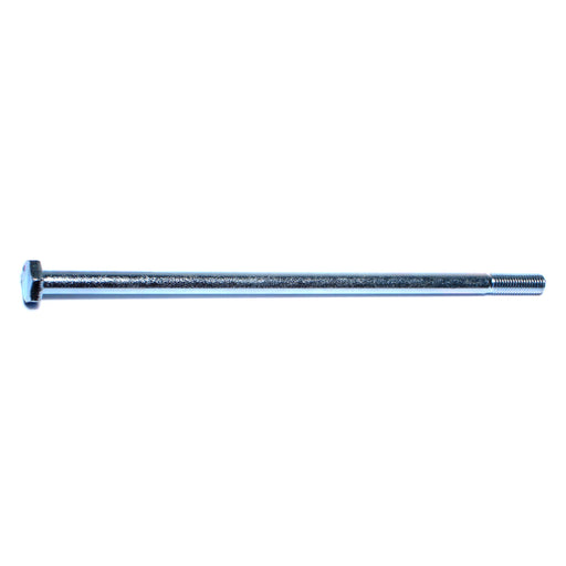 1/4"-28 x 6" Zinc Plated Grade 5 Steel Fine Thread Hex Cap Screws