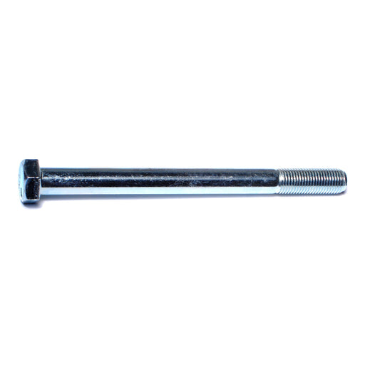 3/8"-24 x 4-1/2" Zinc Plated Grade 5 Steel Fine Thread Hex Cap Screws