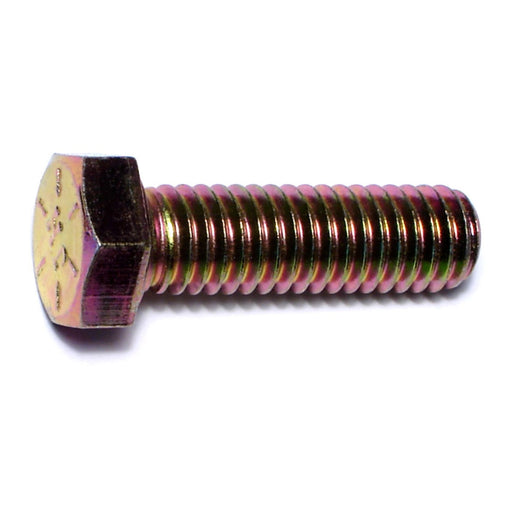 3/8"-16 x 1-1/4" Zinc Plated Grade 8 Steel Coarse Thread Hex Cap Screws