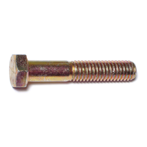 3/8"-16 x 2" Zinc Plated Grade 8 Steel Coarse Thread Hex Cap Screws