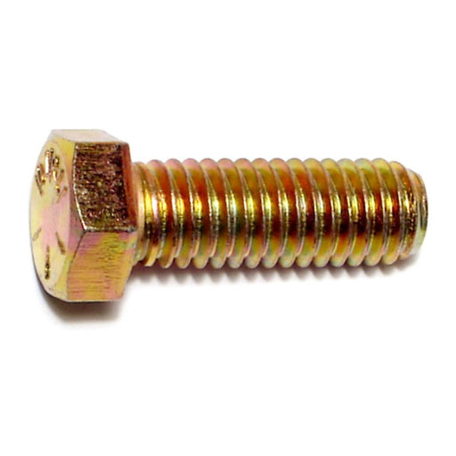 7/16"-14 x 1-1/4" Zinc Plated Grade 8 Steel Coarse Thread Hex Cap Screws