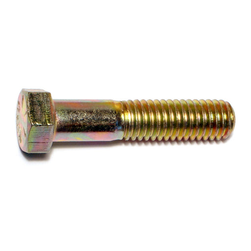 7/16"-14 x 2" Zinc Plated Grade 8 Steel Coarse Thread Hex Cap Screws