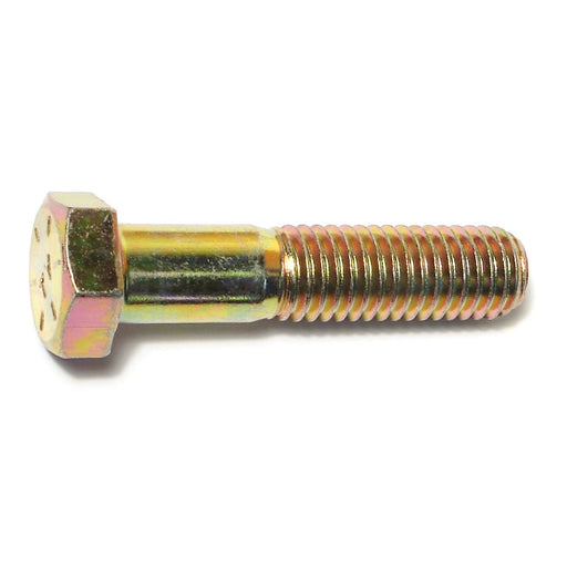 1/2"-13 x 2-1/4" Zinc Plated Grade 8 Steel Coarse Thread Hex Cap Screws