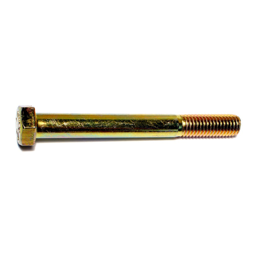 1/2"-13 x 4-1/2" Zinc Plated Grade 8 Steel Coarse Thread Hex Cap Screws