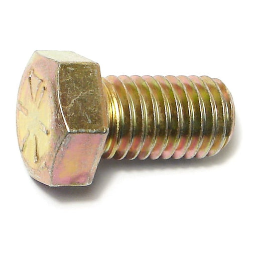 9/16"-12 x 1" Zinc Plated Grade 8 Steel Coarse Thread Hex Cap Screws