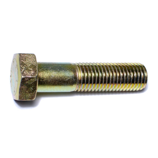 7/8"-9 x 3-1/2" Zinc Plated Grade 8 Steel Coarse Thread Hex Cap Screws