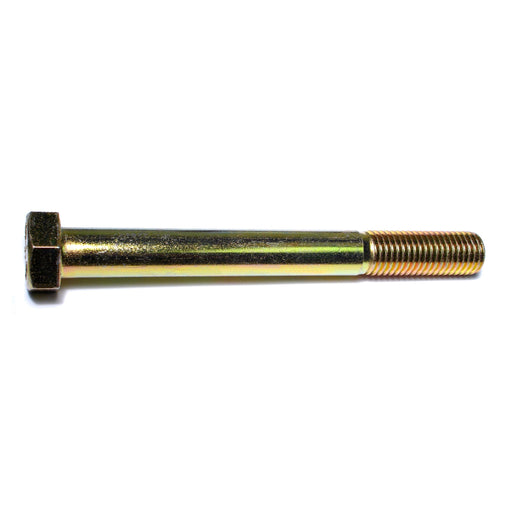 3/4"-10 x 7" Zinc Plated Grade 8 Steel Coarse Thread Hex Cap Screws