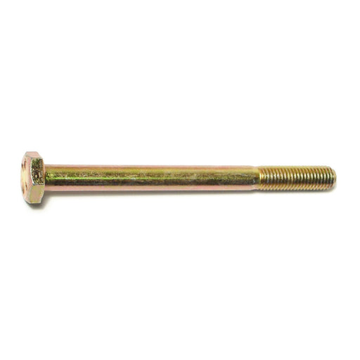 1/4"-28 x 3" Zinc Plated Grade 8 Steel Fine Thread Hex Cap Screws