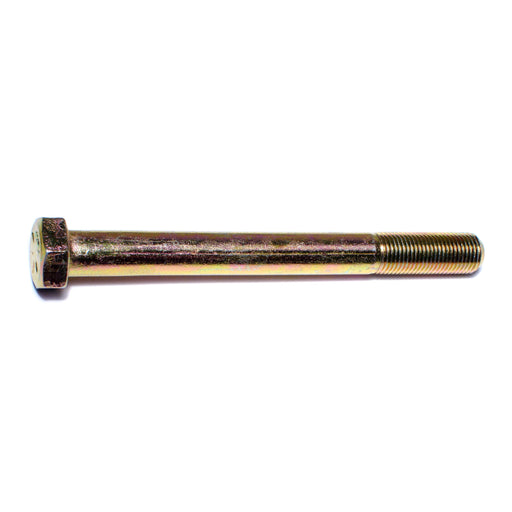 1/2"-20 x 5" Zinc Plated Grade 8 Steel Fine Thread Hex Cap Screws