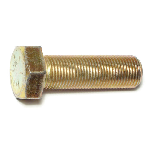 5/8"-18 x 2" Zinc Plated Grade 8 Steel Fine Thread Hex Cap Screws