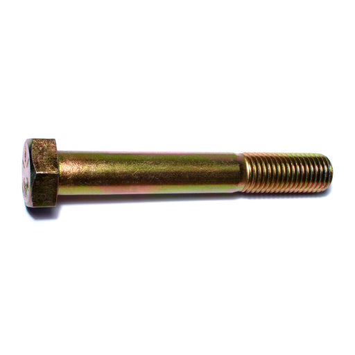 7/8"-9 x 6" Zinc Plated Grade 8 Steel Coarse Thread Hex Cap Screws