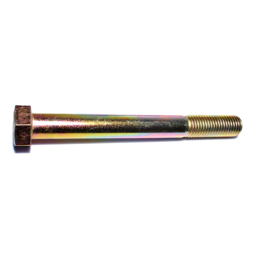 7/8"-9 x 8" Zinc Plated Grade 8 Steel Coarse Thread Hex Cap Screws