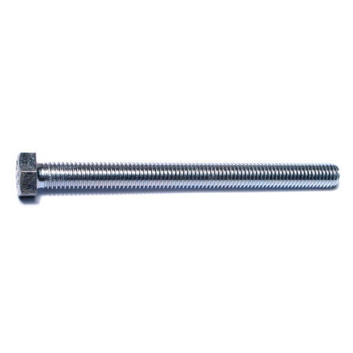 1/2"-13 x 6" Zinc Plated Steel Coarse Full Thread Hex Head Tap Bolts