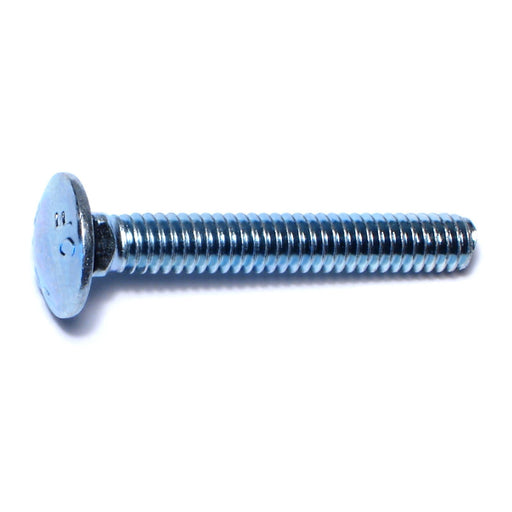 1/4"-20 x 1-3/4" Zinc Plated Grade 2 / A307 Steel Coarse Thread Carriage Bolts