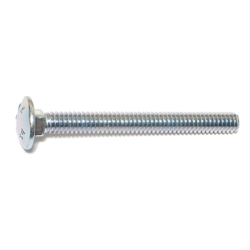 1/4"-20 x 2-1/2" Zinc Plated Grade 2 / A307 Steel Coarse Thread Carriage Bolts