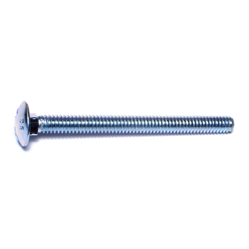 1/4"-20 x 3" Zinc Plated Grade 2 / A307 Steel Coarse Thread Carriage Bolts