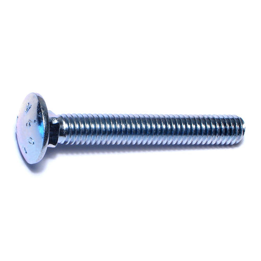 5/16"-18 x 2-1/4" Zinc Plated Grade 2 / A307 Steel Coarse Thread Carriage Bolts