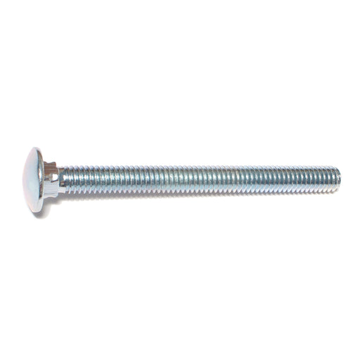 5/16"-18 x 3-1/2" Zinc Plated Grade 2 / A307 Steel Coarse Thread Carriage Bolts