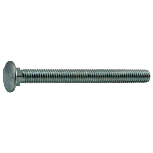 3/8"-16 x 4" Zinc Plated Grade 2 / A307 Steel Coarse Thread Carriage Bolts