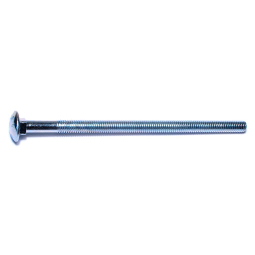 3/8"-16 x 7" Zinc Plated Grade 2 / A307 Steel Coarse Thread Carriage Bolts