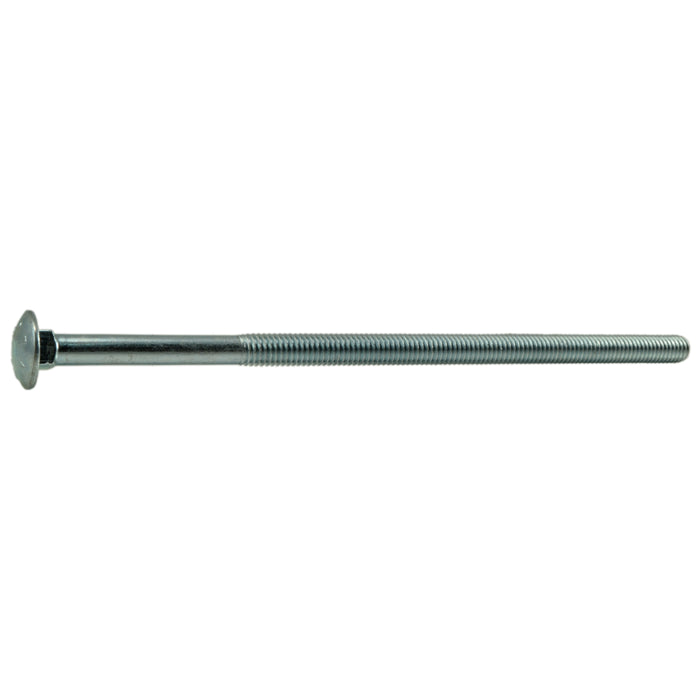 3/8"-16 x 8-1/2" Zinc Plated Grade 2 / A307 Steel Coarse Thread Carriage Bolts