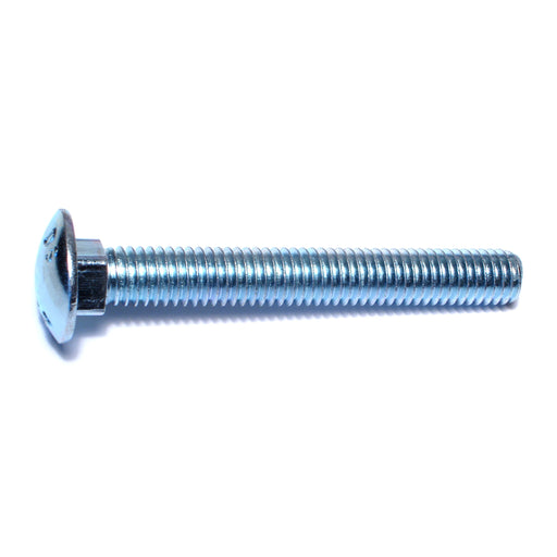 7/16"-14 x 3-1/2" Zinc Plated Grade 2 / A307 Steel Coarse Thread Carriage Bolts