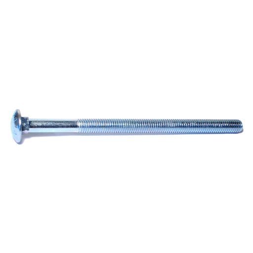 1/2"-13 x 8" Zinc Plated Grade 2 / A307 Steel Coarse Thread Carriage Bolts