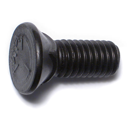 3/8"-16 x 1" Plain Grade 5 Steel Coarse Thread Flat Head Plow Bolts