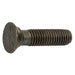 1/2"-13 x 2" Plain Grade 5 Steel Coarse Thread Flat Head Plow Bolts