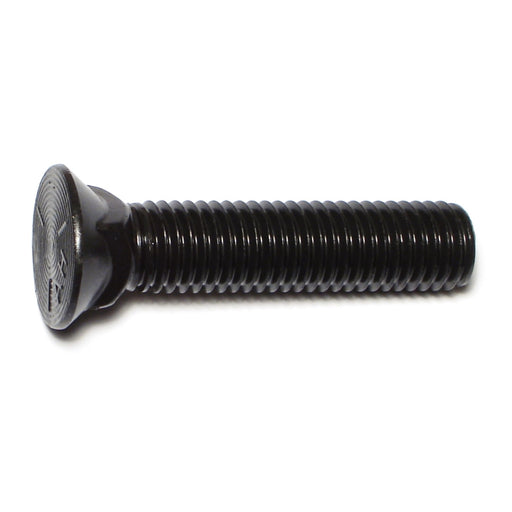 5/8"-11 x 3" Plain Grade 5 Steel Coarse Thread Flat Head Plow Bolts