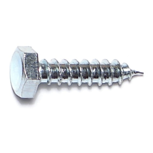 1/4" x 1" Zinc Plated Grade 2 / A307 Steel Hex Head Lag Screws