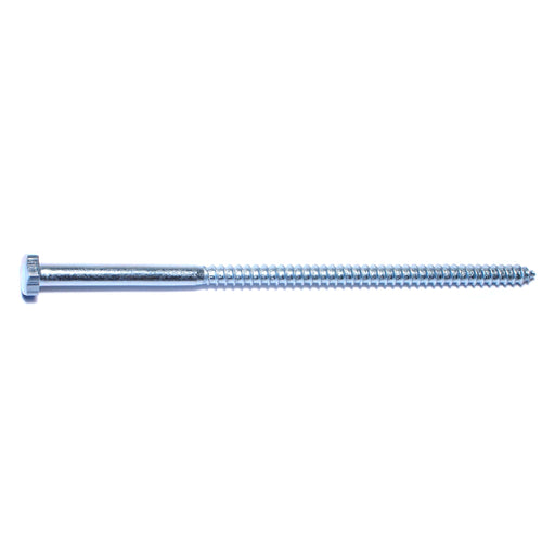 1/4" x 6" Zinc Plated Grade 2 / A307 Steel Hex Head Lag Screws