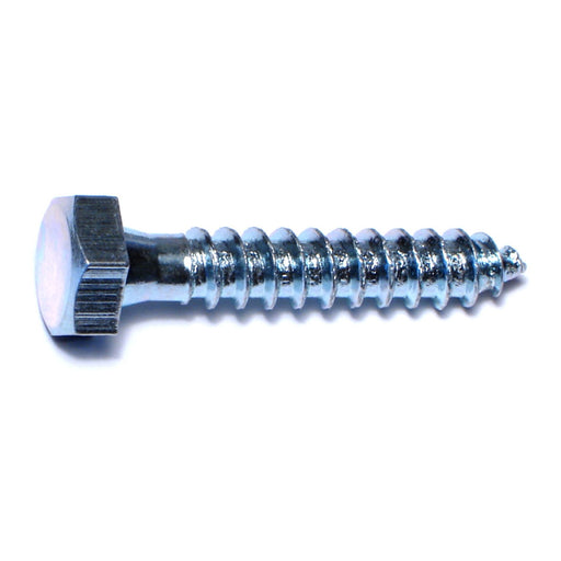 5/16" x 1-3/4" Zinc Plated Grade 2 / A307 Steel Hex Head Lag Screws