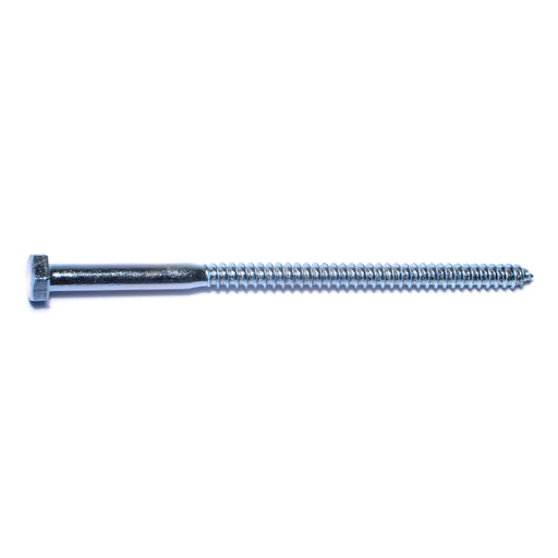 5/16" x 6" Zinc Plated Grade 2 / A307 Steel Hex Head Lag Screws