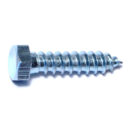 3/8" x 1-3/4" Zinc Plated Grade 2 / A307 Steel Hex Head Lag Screws