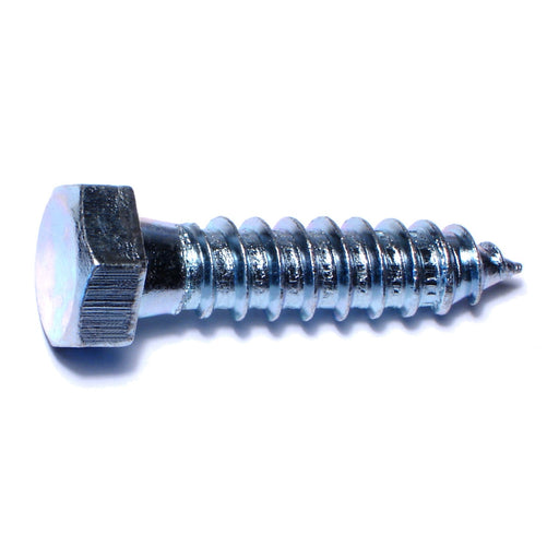 1/2" x 2" Zinc Plated Grade 2 / A307 Steel Hex Head Lag Screws