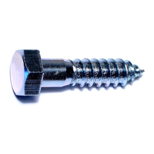 5/8" x 2-1/2" Zinc Plated Grade 2 / A307 Steel Hex Head Lag Screws