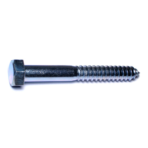 3/4" x 6" Zinc Plated Grade 2 / A307 Steel Hex Head Lag Screws