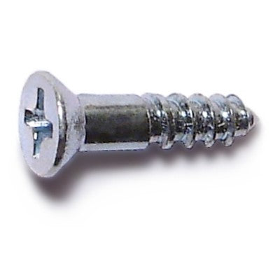 #6 x 5/8" Zinc Plated Steel Phillips Flat Head Wood Screws