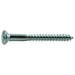 #12 x 2-1/4" Zinc Plated Steel Phillips Flat Head Wood Screws