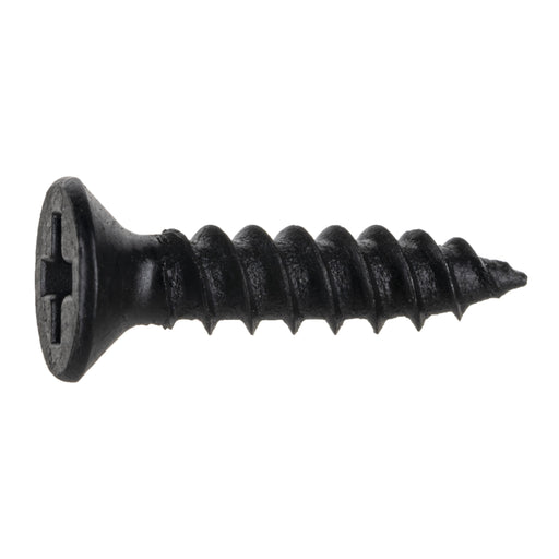 #4 x 1/2" Black Phosphate Steel Phillips Flat Head TwinFast Wood Screws