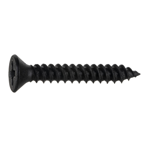 #4 x 3/4" Black Phosphate Steel Phillips Flat Head TwinFast Wood Screws