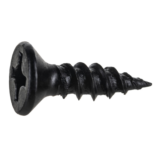 #6 x 1/2" Black Phosphate Steel Phillips Flat Head TwinFast Wood Screws